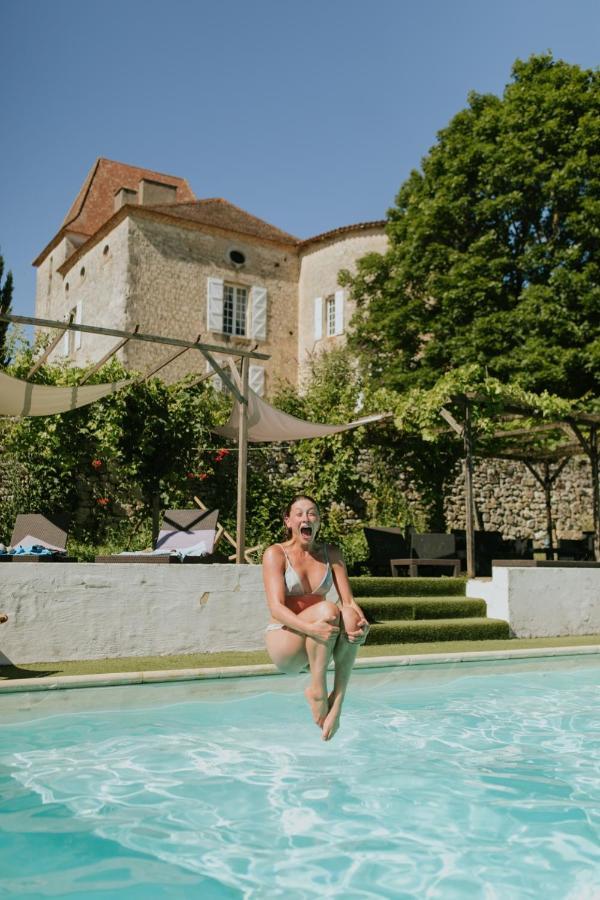 Chateau Barayre - Beautiful 12Th Century Castle With Pool And Large Garden Laussou المظهر الخارجي الصورة